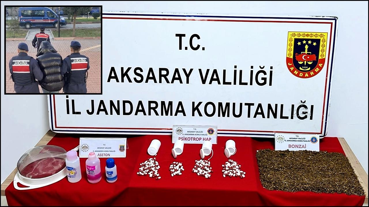Aksaray’da Uyuşturucu Operasyonu: 487 Gram Bonzai Ele Geçirildi