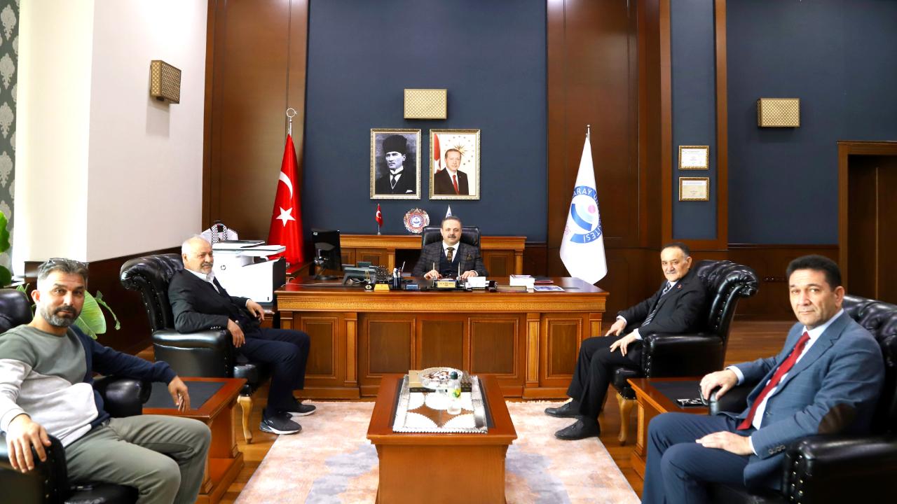 Aksaray Üniversitesinin 20. yılında Rektör Arıbaş’a anlamlı ziyaret