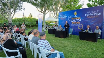 Konya Selçuklu'da vatandaş soruyor, başkan cevaplıyor