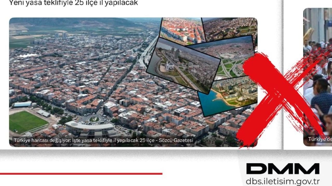 İletişim'den açıklama geldi... 25 yeni il kurulacak mı?
