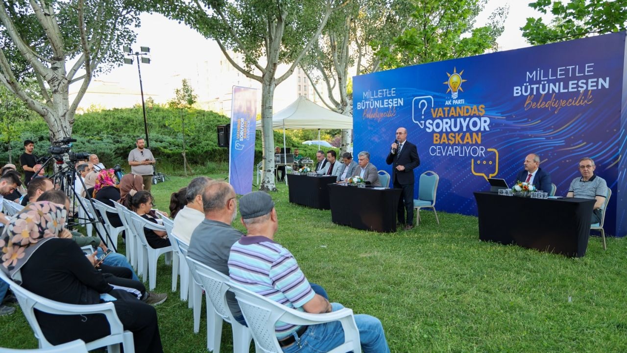 Konya Selçuklu'da vatandaş soruyor, başkan cevaplıyor