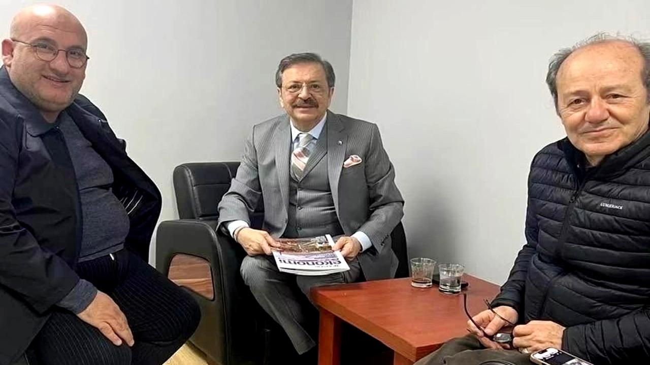 DUAYEN GAZETECİ ÜSTÜN TUNCER'E TOBB’DAN TEŞEKKÜR